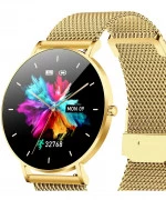 Smartwatch damski Manta Alexa Lux Gold SET SWU501LGD