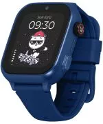 Smartwatch Garett Kids Cute 2 4G Niebieski SET z Odblaskowym Paskiem