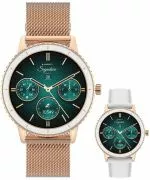 Smartwatch Garett Signature Grace Rose Gold Mesh SET