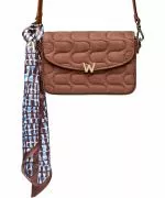 Torebka crossbody Wolf Mimi Swirl Nutshell Brown