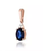 Zawieszka Bonore ze Złota próby 585 z szafirem 0,9 ct