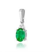 Zawieszka Bonore ze Złota próby 585 ze szmaragdem 0,8 ct
