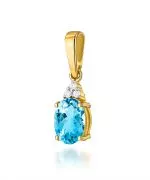 Zawieszka Bonore ze Złota próby 585 z topazem 0,9 ct