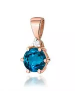 Zawieszka Bonore ze Złota próby 585 z topazem 0,5 ct