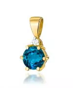 Zawieszka Bonore ze Złota próby 585 z topazem 0,5 ct