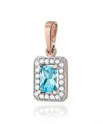 Zawieszka Bonore ze Złota próby 585 z topazem 0,65 ct