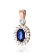 Zawieszka Bonore ze Złota próby 585 z szafirem 0,7 ct