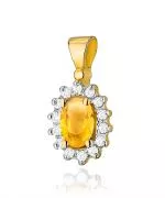 Zawieszka Bonore ze Złota próby 585 z cytrynem 0,6 ct