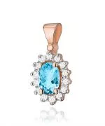 Zawieszka Bonore ze Złota próby 585 z topazem 0,5 ct