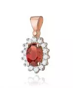 Zawieszka Bonore ze Złota próby 585 z granatem 0,5 ct