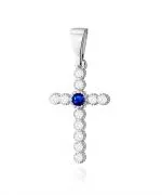 Zawieszka Bonore ze Złota próby 585 z szafirem 0,15 ct