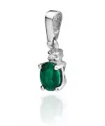 Zawieszka Bonore ze Złota próby 585 ze szmaragdem 0,4 ct