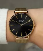 Zegarek BOWA New York Black-Gold Mesh 38