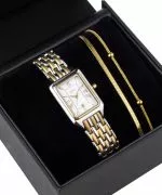 Zegarek damski BOWA Barcelona Pearl Gold Steel 23 Gift Set