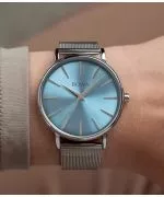 Zegarek damski BOWA Praha Turquoise-Silver Mesh 38