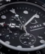 Zegarek męski Timex Q Three Time Zone Chronograph TW2V69800