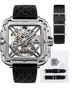 Zegarek męski Ciga Design X Series Gorilla Silver Skeleton Automatic