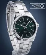 Zegarek męski DESTELL Loup Green Silver Steel Sapphire