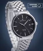 Zegarek męski DESTELL Pictor Black Silver Steel Sapphire