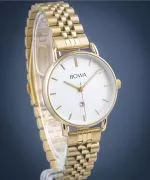 Zegarek damski BOWA Milan White Gold Steel 34