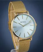 Zegarek damski BOWA New York Light-Mint Gold Mesh 38