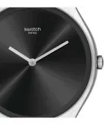 Zegarek damski Swatch Black Quilted SYXS136