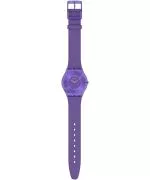 Zegarek damski Swatch Purple Time SS08V103