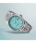 Zegarek damski Timex Legacy Day and Date Tiffany Blue TW2V68400