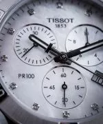 Zegarek damski Tissot PR 100 Sport Chic Chronograph T101.917.11.116.00 (T1019171111600)