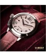 Zegarek damski U-BOAT Classico 38 Pink Mother Of Pearl 8480