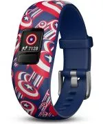 Zegarek dziecięcy Garmin vivofit jr 2 Marvel Captain America Smartband 010-01909-12