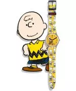 Zegarek dziecięcy Swatch Peanuts Pow Wow SO29Z101