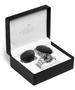 Zegarek męski Adriatica Chronograph Titanium Gift Set A8308.4124CH-SET