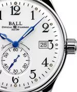 Zegarek męski Ball Trainmaster Standard Time Automatic Chronometer NM3888D-LL1CJ-WH