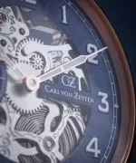 Zegarek męski Carl von Zeyten Lahr Skeleton Automatic CVZ0021RBL