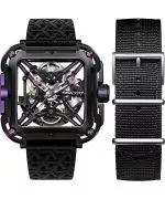 Zegarek męski Ciga Design X Series Black & Purple Skeleton Automatic X011-BLPL-W25BK