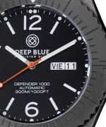 Zegarek męski Deep Blue Defender Helium-Safe Automatic		 DEF44PVDBK