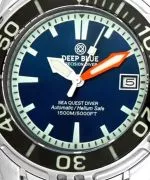 Zegarek męski Deep Blue Sea Quest Diver 1500M Helium-Safe Automatic SEAQ42BLBRC