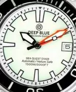 Zegarek męski Deep Blue Sea Quest Diver 1500M Helium-Safe Automatic	 SEAQ42WHBRC