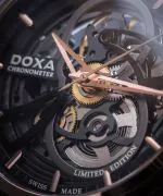 Zegarek męski Doxa GrandeMetre Skeleton Titanium Limited Edition D210BBK