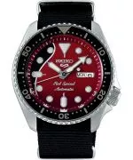 Zegarek męski Seiko 5 Sports Queen Red Special Brian May Automatic Limited Edition SRPE83K1