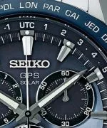 Zegarek męski Seiko Astron 8X Series GPS Solar Perpetual Calendar Titanium Chronograph SSE005J1