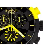 Zegarek męski Swatch Big Bold Checkpoint Yellow Chrono SB02B403