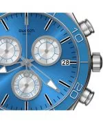 Zegarek męski Swatch Blue Is All Chrono YVS485