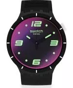 Zegarek męski Swatch Futuristic Black SO27B119