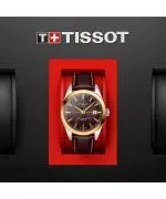 Zegarek męski Tissot Gentleman Powermatic 80 Silicium 18K Gold Bezel T927.407.46.291.01 (T9274074629101)