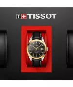 Zegarek męski Tissot Gentleman Powermatic 80 Silicium Solid 18 k Gold Bezel T927.407.46.061.01 (T9274074606101)