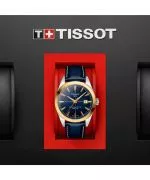 Zegarek męski Tissot Gentleman Powermatic 80 Silicium Solid 18K Gold Bezel T927.407.46.041.01 (T9274074604101)