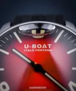 Zegarek męski U-BOAT Darkmoon Red SS Soleil 8701-B (8701)