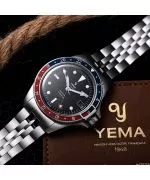 Zegarek męski Yema Superman 500 GMT Pepsi YGMT22B39-AMS